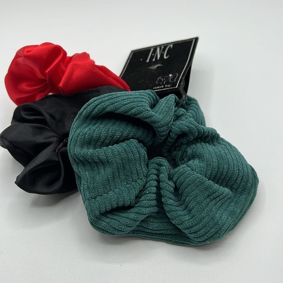 Inc International Concepts 3-Pc. Mixed Hair Scrunchie Set in Multi NWT MSRP $25 - Picture 2 of 4